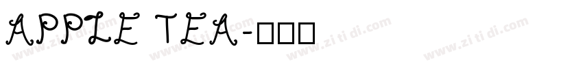 APPLE TEA字体转换